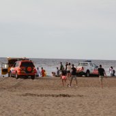 Reanimatie na verdrinking strand Katwijk